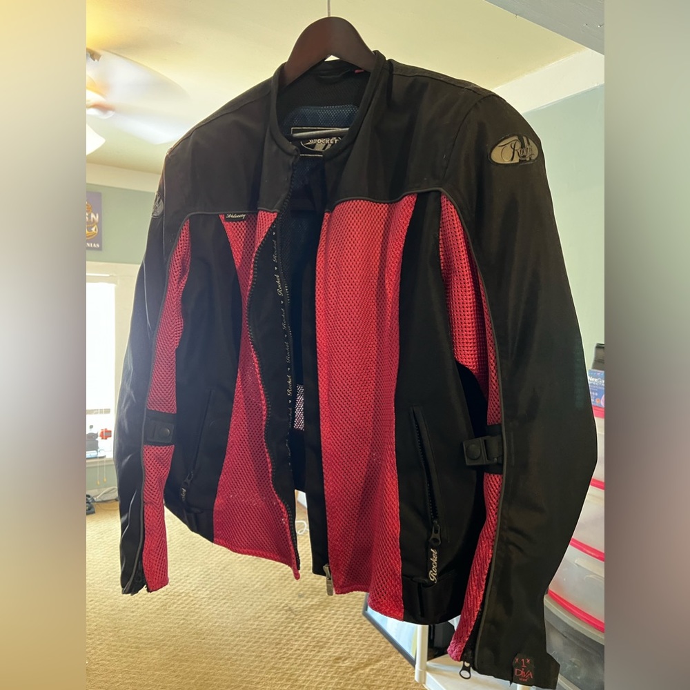 Joe Rocket Velocity Mesh Motorcycle Riding Jacket 1… Gem